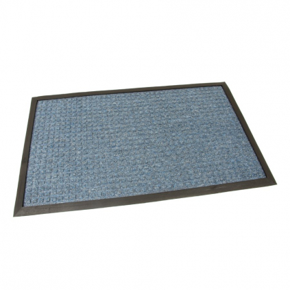 Textilní čisticí rohož LittleSquares 45 x 75 x 1 cm, modrá