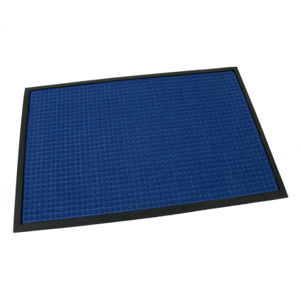 Textilní čisticí rohož LittleSquares 60 x 90 x 0,8 cm, modrá
