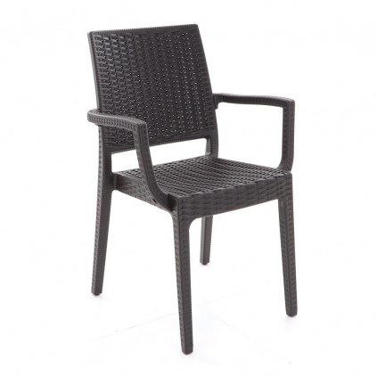 Zahradní židle Parolo, černá