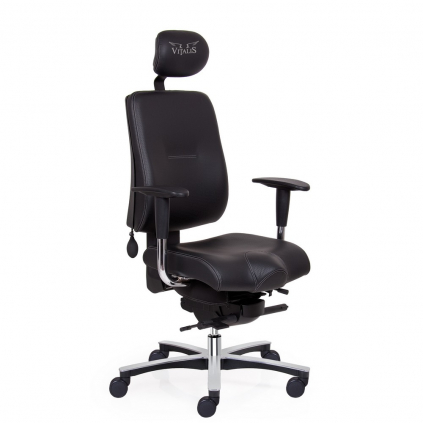 Zdravotní židle Vitalis Balance XL, černá