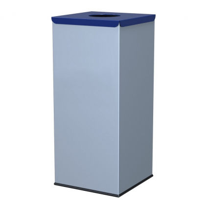 Odpadkový koš na tříděný odpad, 60 l, modrá