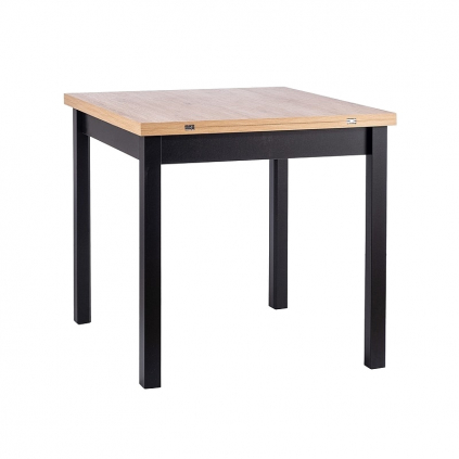 Jídelní stůl Flip, dub artisan / černá