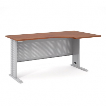 Ergonomický stůl Impress 160 x 90 cm, pravý, dub sonoma