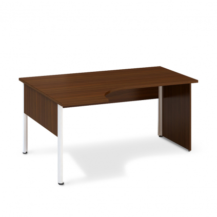 Ergonomický stůl ProOffice A 180 x 120 cm, levý, ořech