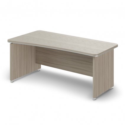 Ergonomický stůl TopOffice 180 x 94,8 cm, levý, driftwood
