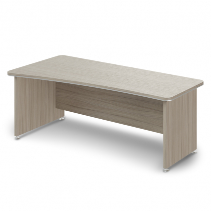 Ergonomický stůl TopOffice 200 x 100 cm, levý, driftwood