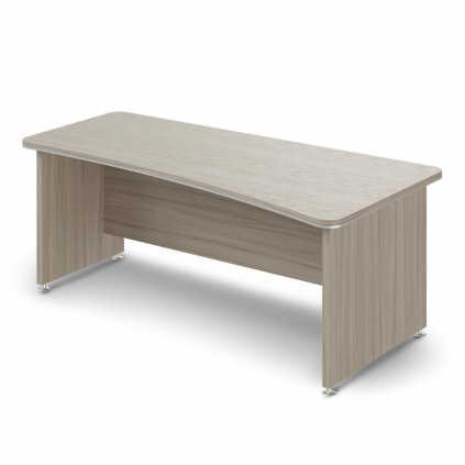 Ergonomický stůl TopOffice 200 x 100 cm, pravý, driftwood