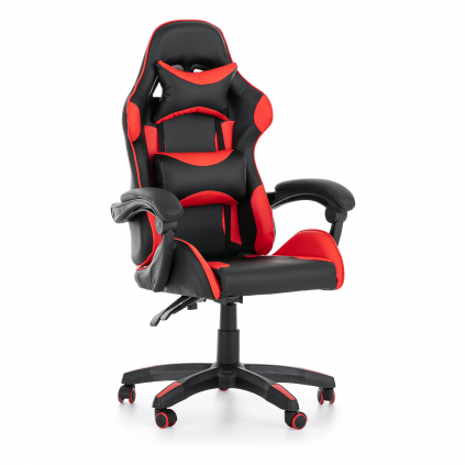 Herní židle Forza, červená / černá