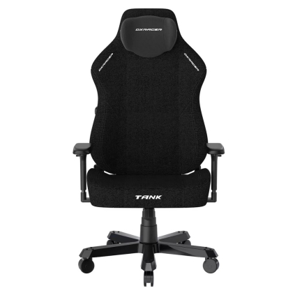 Herní židle DXRacer TANK, látková, černá