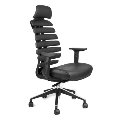 Kancelářská židle Funky XL, eko kůže, černá