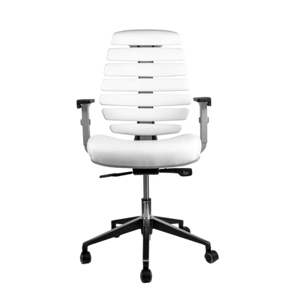 Kancelářská židle Funky, bílá / šedá