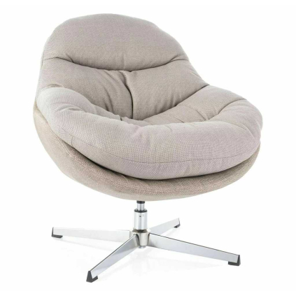 Křeslo Roxby, šedá / béžová