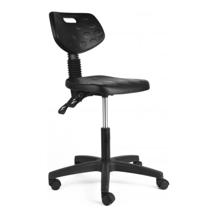 Pracovní židle Brisk PUR, černá