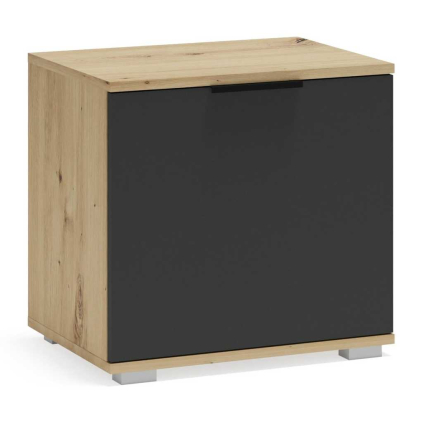 Botník Walker 50 cm, dub artisan / antracit