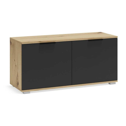 Botník Walker 100 cm, dub artisan / antracit