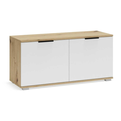 Botník Walker 100 cm, dub artisan / bílá