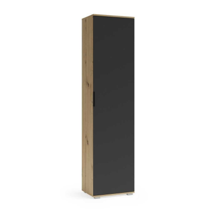 Předsíňová skříň Walker 50 cm, dub artisan / antracit