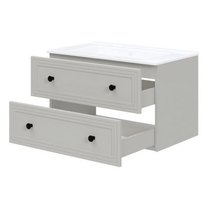 Skříňka pod umyvadlo Bondi 80 cm, krémová