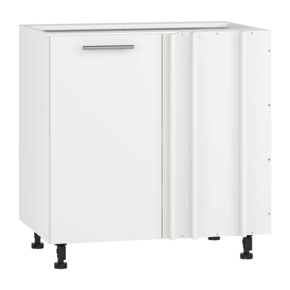 Dolní rohová skříňka Vento DN-100/82, matně bílá