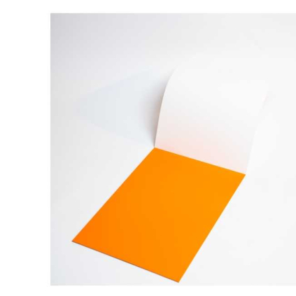 Elektrostatická popisovací fólie Symbioflipcharts 50 x 70 cm - 25 listů, oranžová