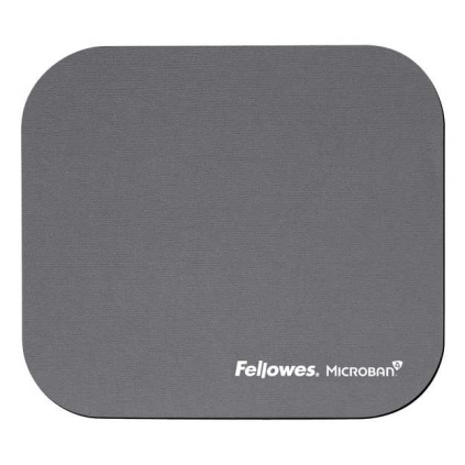 Podložka pod myš Fellowes Microban, stříbrná
