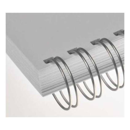 Kovové hřbety RENZ (2/1") 22 mm - 50 ks, stříbrná