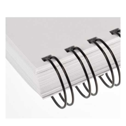 Kovové hřbety RENZ (2/1") 38 mm - 20 ks, černá