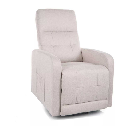 Polohovací křeslo Lennox II, krémová