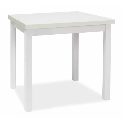 Jídelní stůl Adam 80 x 80 cm, bílá