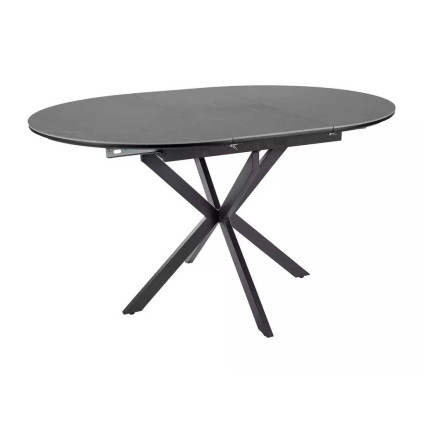 Jídelní stůl Maxwell II 100 x 100 cm, šedá / černá