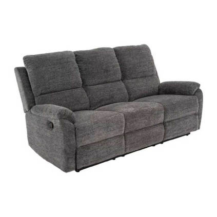 Polohovací pohovka Bud III, trojsedák, šedá