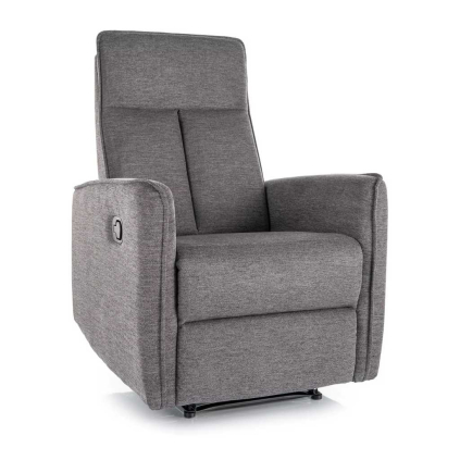 Polohovací křeslo Maxime, tmavě šedá