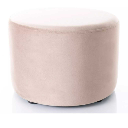 Taburet Caen A Velvet, světle hnědá