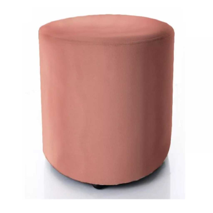Taburet Caen C Velvet, růžová