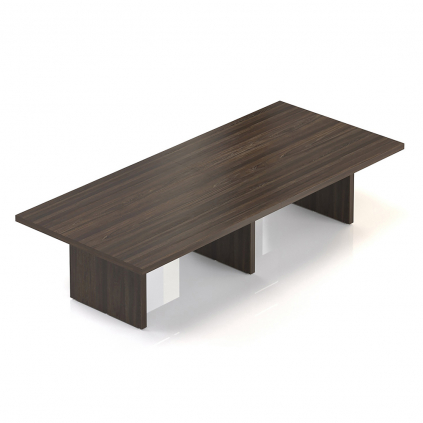 Jednací stůl Lineart 320 x 140 cm, jilm tmavý