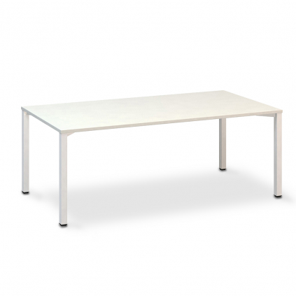 Jednací stůl ProOffice 200 x 120 cm, bílá