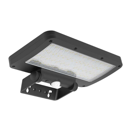 LED solární světlo WO7204 se senzorem, černá