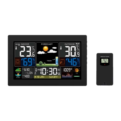 Meteostanice TE81 XL, černá