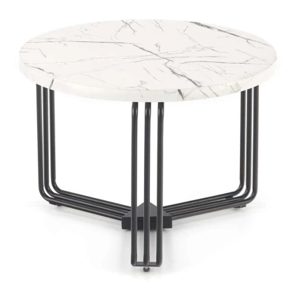 Konferenční stolek Antica M, mramor / černá