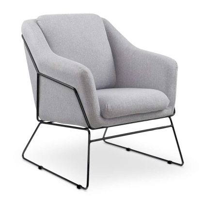 Křeslo Soft II, šedá