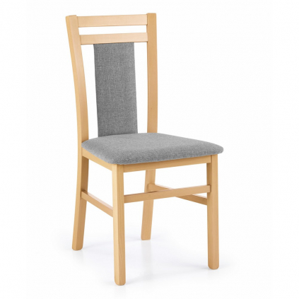 Jídelní židle Hubert 8, šedá / buk