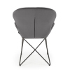 Jídelní židle Lyris, šedá / černá