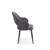 Jídelní židle Rainer, šedá / černá