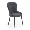 Jídelní židle Rilla, šedá / černá