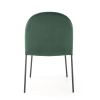 Jídelní židle Ulric, zelená / černá