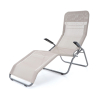Polohovatelné lehátko Mano, tmavě šedá