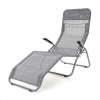 Polohovatelné lehátko Mano, tmavě šedá