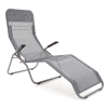 Polohovatelné lehátko Mano, tmavě šedá