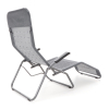 Polohovatelné lehátko Mano, světle šedá