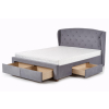 Postel Sabrina 160 x 200 cm, šedá